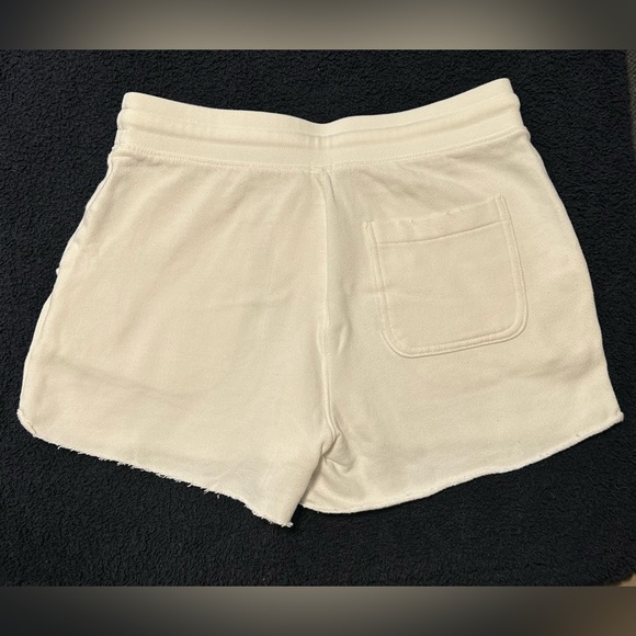 Aerie White Drawstring High Waist Shorts - Picture 4 of 4
